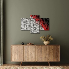 Obraz - 3D hexagóny (90x60 cm)