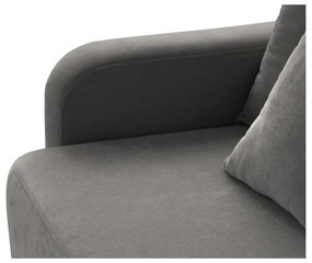 Sivá rozkladacia pohovka s úložným priestorom 231 cm Elen – Micadoni