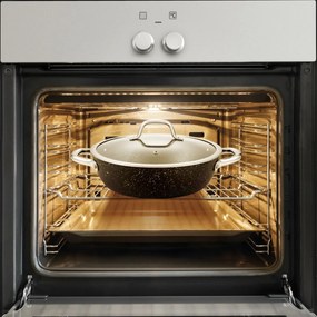 TESCOMA panvica hlboká PRESIDENT Stone s pokrievkou ø 24 cm , 24 cm