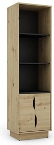 Regál Cesar 2 artisan/čierna
