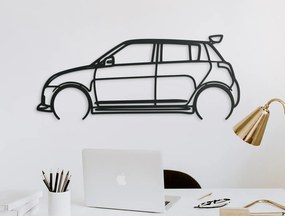 drevko Obraz Suzuki Swift 08 Rozmer obrazu: 36 x 86 cm, Farba dekorácie: Čierna