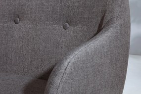 Lavička Scandinavia lakťová opierka tmavosivá buk