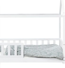 Detská posteľ 80×160 cm s roštom a ochrannou zábranou