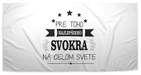 Sablio Uterák Pre toho najlepšieho svokra na celom svete - 30x50 cm