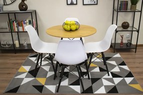 Okrúhly stôl TODI 80 cm dub