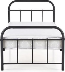 Jednolôžková posteľ 90 cm Lashell 90 (bez matraca) (čierna). Vlastná spoľahlivá doprava až k Vám domov. 1039454