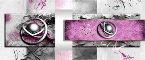Obraz abstrakcie (120x50 cm)