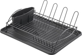 Kuchinox Verona, odkvapkávač na riad 430x315 mm, čierna, LAV-EKC_702A