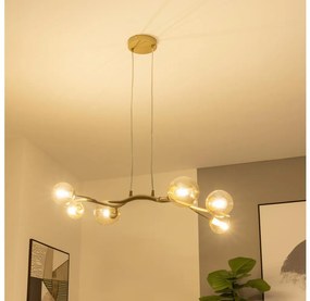 Brilagi - LED Luster na lanku MISTEL 6xG9/3W/230V zlatá
