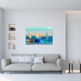 Obraz - Obraz krajiny, maľba (90x60 cm)