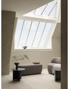 Sivá lavica z textílie bouclé KUON – Blomus