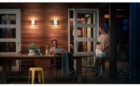 Philips - LED Vonkajšie nástenné svietidlo so senzorom PYTHON LED/3,8W/230V IP44