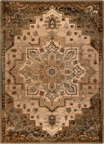 Koberec OMEGA ABBAS kamel béžový / hnedý