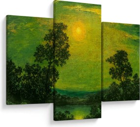 Obraz - Imitator of Ralph Albert Blakelock, Moonlight, reprodukcia (90x60 cm)