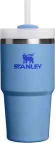 Modrá termoska so slamkou z nehrdzavejúcej ocele 600 ml Quencher H2.O FlowState™ Tumbler Blue Sky – Stanley