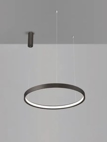 Moderný luster Perrine 60 hnedá