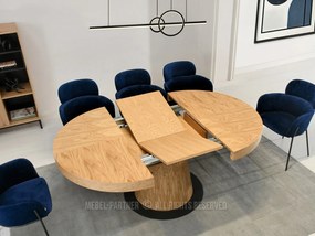 Jedálenský stôl Automoviles (dub + čierna). Akcia -18%. Vlastná spoľahlivá doprava až k Vám domov. 1137084