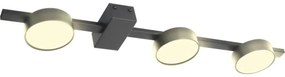LED Stropné svietidlo JOY 3xGX53/6W/230V čierna