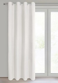 ZATEMŇOVACÍ ZÁVES (100%) NA KRÚŽKOCH NITA 140X250 CM KREMOVÁ