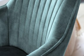 Stolička Livorno benzín zamatová otočná