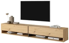 TV skrinka/stolík Myrtha 200  (dub artisan). Akcia -18%. Vlastná spoľahlivá doprava až k Vám domov. 1098779