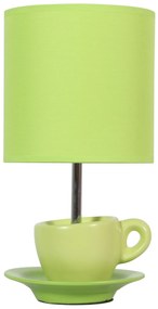 CLX Dizajnová stolná lampička CIRO, zelená