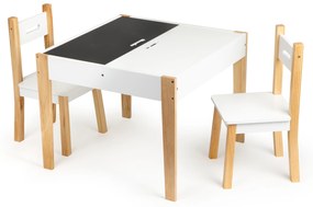 Stôl s dvoma stoličkami detský set nábytku ECOTOYS