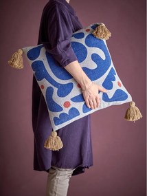 Dekoračný vankúš z recyklovanej bavlny 45x45 cm Eviaya – Bloomingville