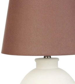 Keramická stolná lampa biela ARCOS Beliani