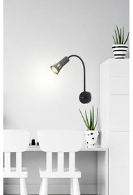 Flexibilná lampička ARENA 1xE14/40W/230V čierna