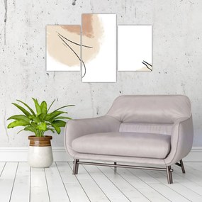 Obraz - Biela abstrakcia (90x60 cm)