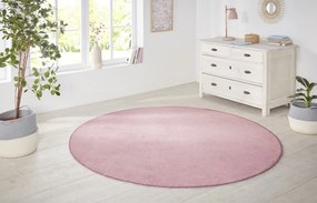 Hanse Home Collection koberce Kusový koberec Nasty 104446 Light-Rose - 133x133 (priemer) kruh cm