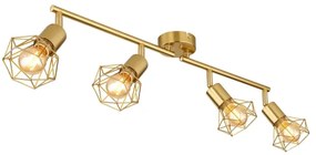 Globo 54802GB-4 - Bodové svietidlo XARA I 4xE14/40W/230V zlatá