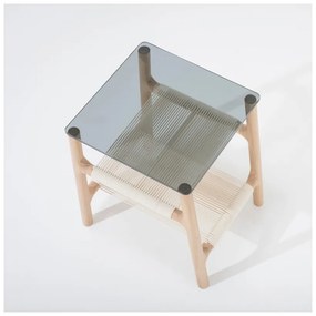 Odkladací stolík z masívneho dubového dreva Gazzda Fawn