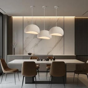 BRILAGI - Luster na lanku WABI SABI 1xE27/60W/230V priemer 40 cm biela