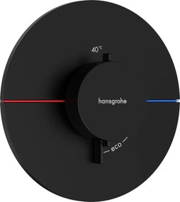 Hansgrohe ShowerSelect Comfort S, termostat pod omietku, čierna matná, HAN-15559670