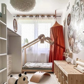 Samolepka do detskej izby Savanna svet v kruhu M