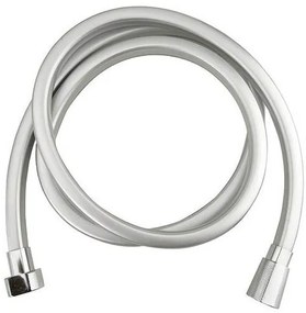 Sapho Sapho, QUADROFLEX plastová sprchová hadica, hladká, 150cm, hranatá, strieborná/chróm, 1208-13