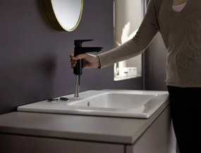 Hansgrohe Talis E, umývadlová batéria 110 bez odtokovej súpravy, CoolStart, čierna matná, HAN-71714670