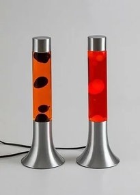 Rabalux 76025 dekoratívna lávová stolná LED lampa Poppilol, červenožltá