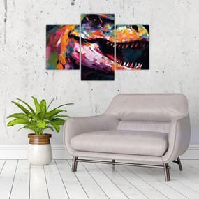 Obraz - Dinosaurus, maľba (90x60 cm)