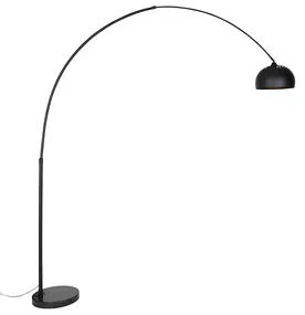 Moderná oblúková lampa čierna - XXL