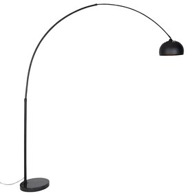 Moderná oblúková lampa čierna - XXL