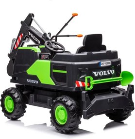 LEAN CARS Nabíjateľné rýpadlo Volvo DK-VE888 zelené