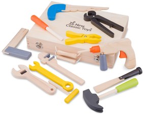 Drevený kufrík s náradím - 12 ks