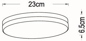 Lucide 79111/24/30 - LED Kúpeľňové svietidlo BISKIT LED/12W/230V IP44 čierna