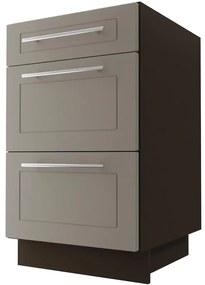 Kuchynská skrinka D3E/50 Quantum beige mat/lava