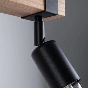 Sollux SL.1296 - Bodové svietidlo ZUCA 2xE27/15W/230V čierna