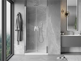 Mexen MIST, 2-krídlové sprchové dvere (d+d) 120x200 cm, 6mm číre sklo, chrómový profil, 8A7-120-000-01-00