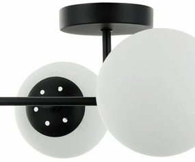 Prisadený luster MADDIE 4xE14/5W/230V čierny